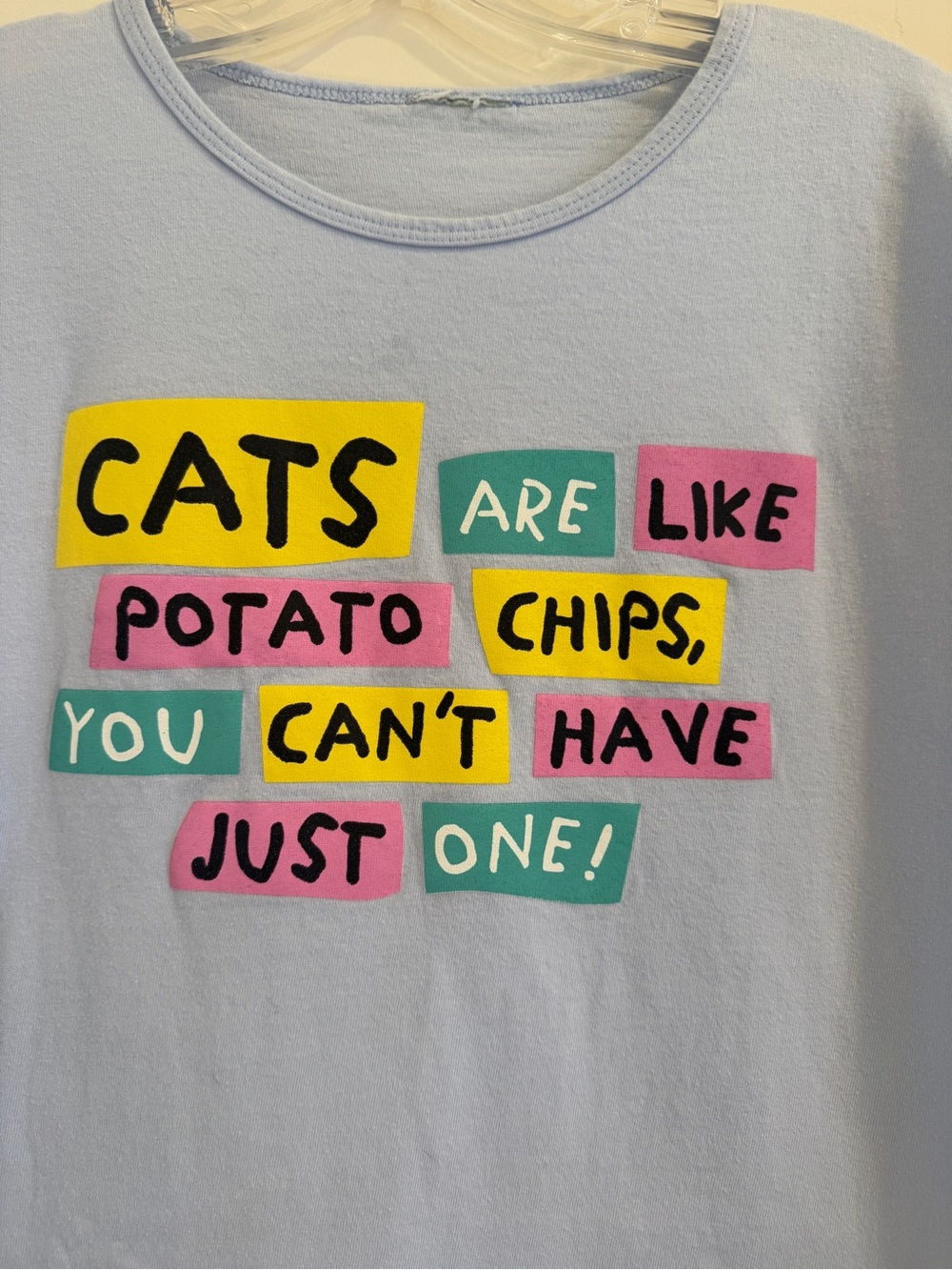 Cottagecore Cat Lady Graphic Tee “Cats Are Like Potato Chips” Funny Shirt muumuu